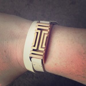 Rose Gold Tory Burch Fitbit bracelet